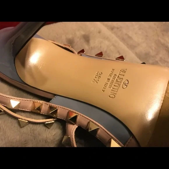 Rockstud valentino in grey - Picture 6 of 8